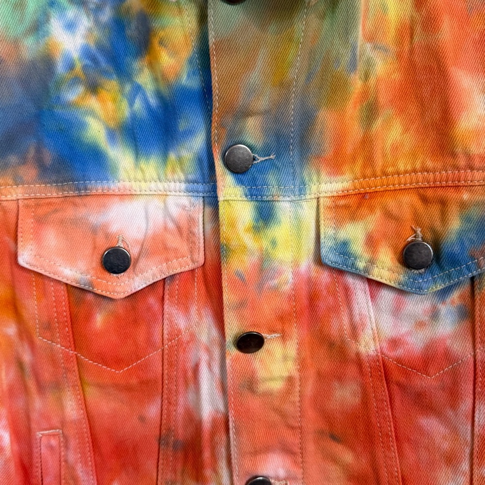 BP Tie-Dye Denim Jacket Women’s Size Medium - Picture 11 of 11